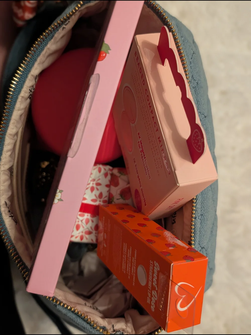 Betsey Johnson Strawberry Sweetheart Self-Care Gift Set